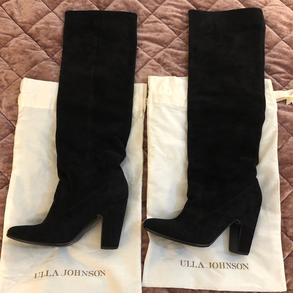 NWT Ulla Johnson Sloane boot in Noir Suede size 39 - Picture 6 of 15